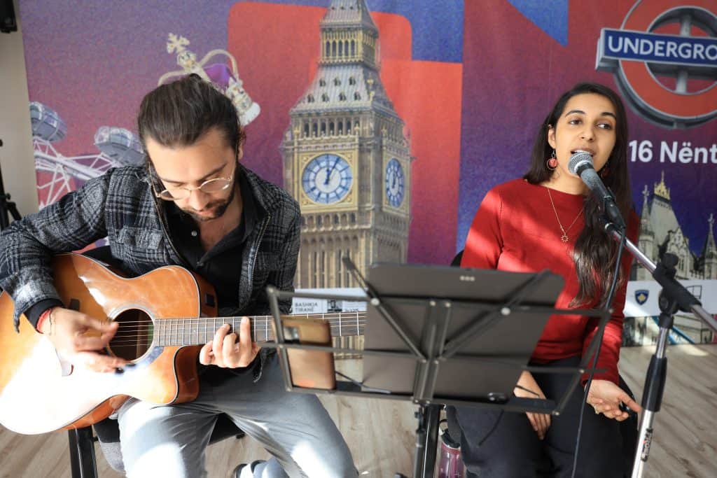 Altin Gjoni and Sara Payman British Cultural Week